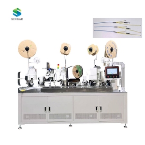 Machine d'assemblage de fils automatique à haut rendement avec dénudage et sertissage des deux extrémités, 5 ensembles de têtes de sertissage multifonctionnelles - Product Image 5