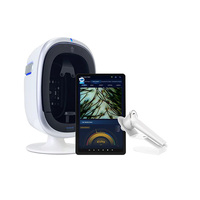 Analyseur Intelligent de Peau et de Cuir Chevelu avec Stylo d'Analyse d'Hydratation, Tablette Multilingue, Dermatoscope Facial Portable pour Salon et Spa