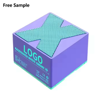 Enceinte sans fil X1 Cube Mini Music Box de l'usine de Pékin pour fêtes à domicile, son surround stéréo, subwoofer, enceinte TWS colorée
