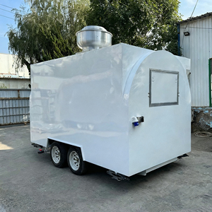 Carrito de Venta Ambulante Remolcable Blanco, Diseño con Remaches, Equipo Personalizable, Grado de Exportación, Vehículo Comercial para Alimentos, Hot Dogs, Helados - Product Image 5