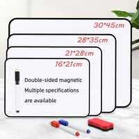 Tableau blanc effaçable à sec X1014 avec cadres colorés, tableau d'écriture portable, marque personnalisée, mini tableau blanc pour enfants