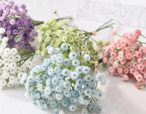 Flor Artificial de Tacto Real, Gypsophila de PVC de Alta Calidad para Decoraciones de Hogar y Bodas, Flores Simuladas - Product Image 2