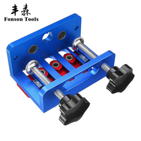 Outils de menuiserie gabarit de perçage réglable, localisateur de Guide de perçage pour Joints en bois, échelle de marquage Laser de précision 1 pièce