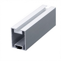 Rails en alliage d'aluminium photovoltaïques, supports de montage solaire PV en formes C-U-H pour toitures et abris de voiture ; directement de l'usine en Chine continentale