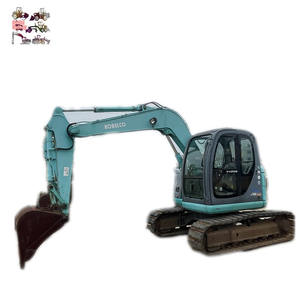 Kobelco SK70 — mini pelle à chenilles d'occasion, mise à niveau midi, machine de construction, 7 tonnes, expédition au japon - Product Image 1