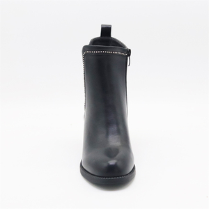 Nuovo stile stivaletti <span class=keywords><strong>con</strong></span> tacco spesso da donna <span class=keywords><strong>con</strong></span> fibbie allacciate - Product Image 5