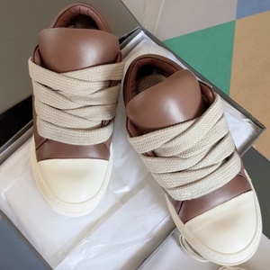 Zapatillas de Cuero Casuales de Lujo para Hombre 2025 de Alta Calidad con Cordones Grandes, Zapatos de Diseñador con Aumento de Altura para las Cuatro Estaciones - Product Image 3