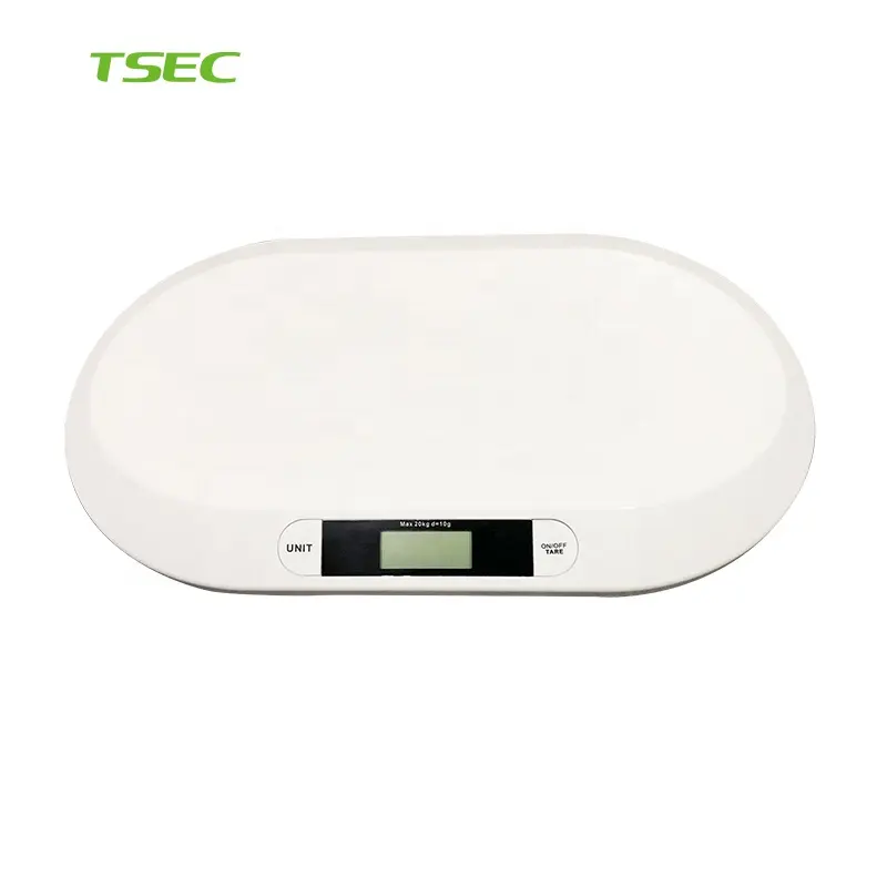 New Digital LCD Display Baby Scale Manufacturer Weighing Baby Scale 20kg Division High-Precision ABS Plastic Pet Scale