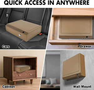 Xách tay vân tay kết hợp kỹ thuật số-<span class=keywords><strong>gun</strong></span> an toàn hộp với USB LED Light <span class=keywords><strong>Gun</strong></span> an toàn cho khẩu súng ngắn an toàn sinh trắc học Key điện tử - Product Image 3