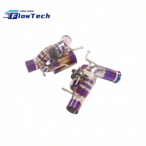 Sistema de Escape Trasero con Válvulas de Titanio y Revestimiento Cerámico Morado para Ferrari 296 GTB/GTS F171 3.0T V6, Instalación Directa - Product Image 2