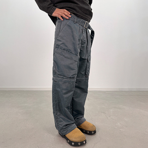 Heren 100% Nylon Broek Fabrikanten Op Maat Gemaakte Wijde Pijpen Wijde Broek Streetwear Rits <span class=keywords><strong>Cargo</strong></span> Broek Fabrikant - Product Image 2