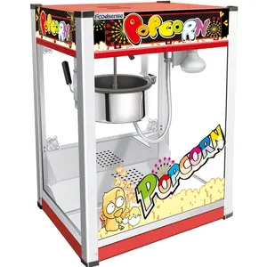 Hot Sale Industrial Commercial Neues Design Elektrische automatische Popcorn-Maschine aus rostfreiem Stahl