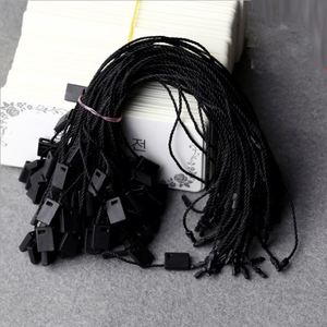 Cordon de suspension en plastique de haute qualité pour étiquettes, avec logo de marque personnalisé, vente chaude, le moins cher, cordon pour étiquettes - Product Image 5