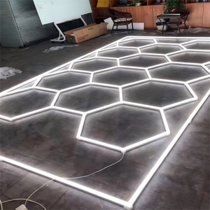 Nuova Tendenza all'Ingrosso: Illuminazione LED a Linea Esagonale a Nido d'Ape per Officina e Garage - Product Image 4