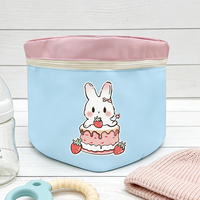 Boîte de rangement pour jouets d'enfants, pliable, empilable, écologique, avec logo personnalisé, gain de place, avec couvercle anti-poussière