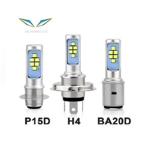 H4 H6 P15D BA20D ampoule Led projecteurs de <span class=keywords><strong>Moto</strong></span> Canbus antibrouillard blanc 1200LM Hi Lo lampe Scooter accessoires <span class=keywords><strong>Moto</strong></span> DRL pour <span class=keywords><strong>Suzuki</strong></span> - Product Image 1