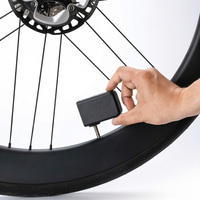 Compresseur de pneus de vélo mini 150 PSI prêt pour le voyage, pompe électrique sans fil de type C, LED numérique d'urgence pour le cyclisme sur route et VTT