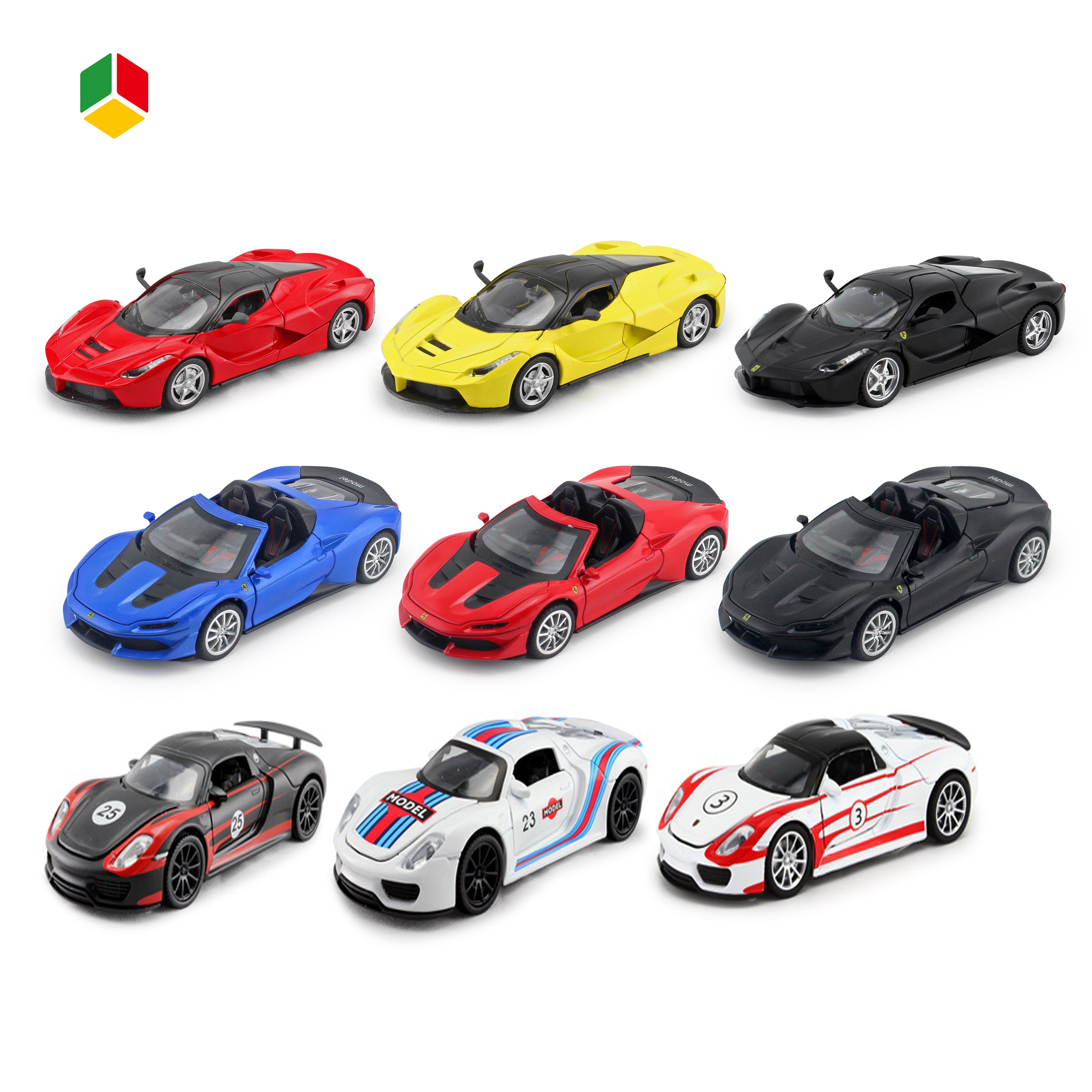 Металлическая Модель автомобиля 1:32, игрушка для детей со звуком и музыкой