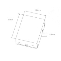 Interrupteur tactile LED pour miroir de salle de bain, interrupteur variateur intelligent pour la maison, pénétrant le bois à 4 cm