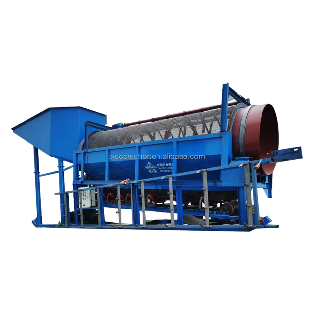 Manufacturer Portable Mobile Rotary Trommel Screen Machine Sieve Plant Trommel Screen Machine Soil Trommel Screen