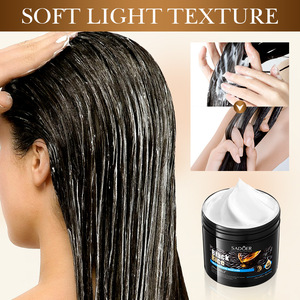 Penjualan terlaris SADOER dalam perbaikan anti rambut kerusakan ketombe penghilang Kontrol Minyak lembut membersihkan masker rambut beras hitam halus - Product Image 6