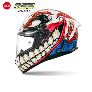 Nhà Máy Racing Tai Nạn Mũ Bảo Hiểm Bốn Mùa Full Mặt Xe Máy Mũ Bảo Hiểm OEM GSB-361 Đối Với Xe Gắn Máy Lái Xe Off Road