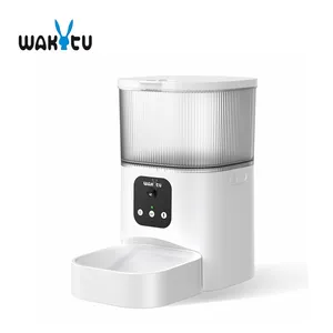 WAKYTU C110W Dog Cat Smart Pet Feeder Wifi Mobile Phone App telecomando Microchip alimentatore automatico per animali domestici 6L