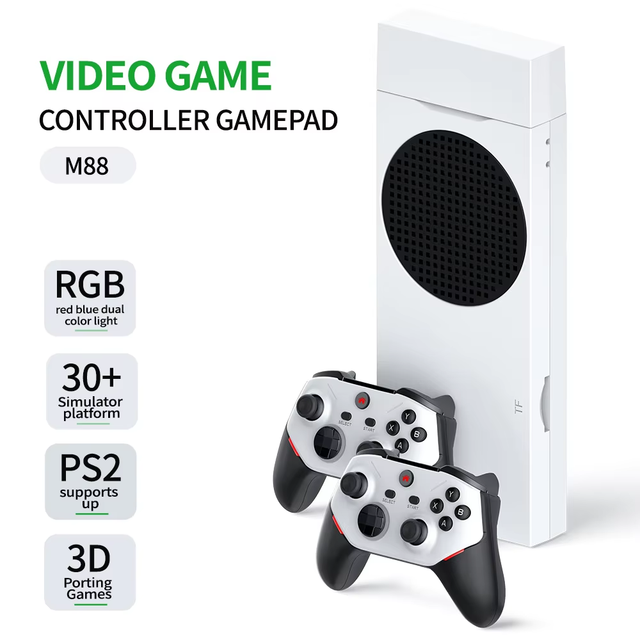 2026 New M88 Portable Game Console Stick 20000+ Classic Retro Games HD Video Games Compatible with PS2 Family TV Gaming Device