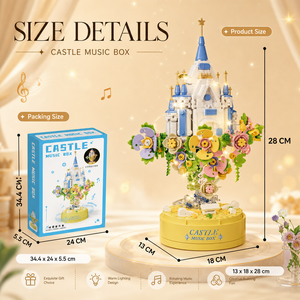 CAYI 2026 Coffret <span class=keywords><strong>de</strong></span> construction Château Musical avec Lumières LED 601 pièces Blocs <span class=keywords><strong>de</strong></span> Construction Château Fantastique Fleuri pour Enfants Cadeaux & Vente en Gros - Product Image 5
