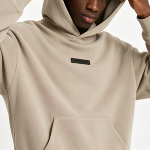 Felpa con <span class=keywords><strong>Cappuccio</strong></span> da <span class=keywords><strong>Uomo</strong></span> Essentieel SS23 di Alta Qualità, Pesante, 100% Cotone, Foderata, Stile Vintage - Product Image 6