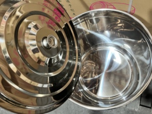 Nồi nấu súp cảm ứng đôi 60cm, dày dặn, dung tích lớn 5L 98L 170L, chất liệu inox, có nắp, dùng cho thương mại - Product Image 5