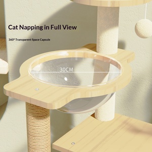 คอนโดแมวหลายชั้น ที่ลับเล็บแมว ของเล่นแมว คอนโดแสนสบาย เฟอร์นิเจอร์ปีนป่าย ของเล่นปีนป่ายสำหรับแมว ผลิตภัณฑ์สำหรับแมว - Product Image 5