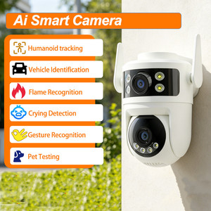 Cámara de Seguridad Exterior Yoosee AI de 10MP, WiFi, PTZ, Doble Lente, Seguimiento Automático, Visión Nocturna, Audio Bidireccional, con Funciones de IA - Product Image 1