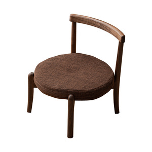 Silla Plegable de Madera de Nogal Estilo Chino, Silla de Jardín de Madera Maciza, Asiento Rectangular Portátil para Exteriores - Product Image 5