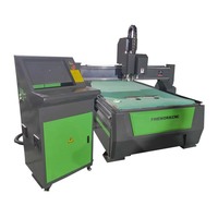Machine de fraisage CNC multifonctionnelle 1325 avec couteau vibrant oscillant et table à vide, système XDW, pour matériaux durs et flexibles