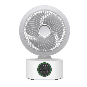 Mini ventilador USB inteligente activado por voz con función de luz nocturna de viento alto para dormitorio doméstico u oficina para acampar - Product Image 2