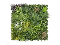 Nouvelle décoration verticale extérieure en herbe artificielle, végétation verte effet jungle, écologique, durable, certifiée anti-UV, pour jardin.