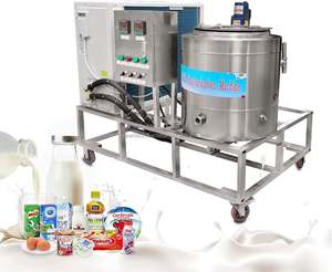 Petite machine à pasteuriser le lait à la vapeur pour la crème glacée, homogénéisateur de crème glacée, machine à pasteuriser les œufs pour la crème glacée à vendre - Product Image 3