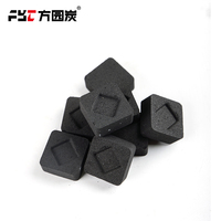 Charbon d'encens naturel en briquettes carrées noires - Charbon de bambou sans fumée et à combustion longue durée pour brûleur de Bakhoor