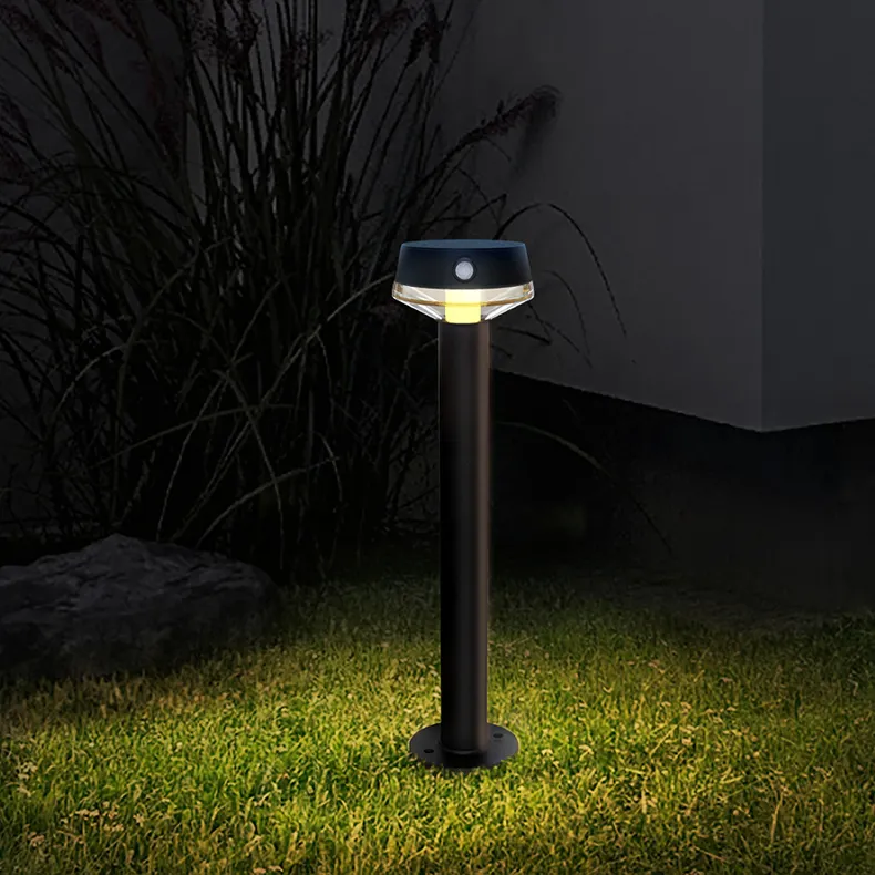 [2 Units Packed] Solar LED Mini Garden Path Light Outdoor Motion Sensor Pathway Light Battery Operated Solar Powered Wholesale