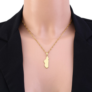 España <span class=keywords><strong>Islas</strong></span> Canarias Tenerife Gran Canaria Fuerteventura <span class=keywords><strong>La</strong></span> <span class=keywords><strong>Palma</strong></span> Lanzarote Mapa Colgante Collares Mujer Chica Joyería - Product Image 6