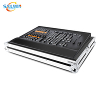 Console DMX PRO pour éclairage de scène, contrôleur DMX512 avec flight case pour DJ et projecteurs à tête mobile