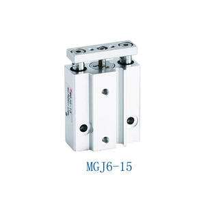Cilindro Triaxial Miniatura Tipo SMC MGJ con Varillas Guía Variantes MGJ6-5-10-15-20 y MGJ10-5-10-20-30 - Product Image 3