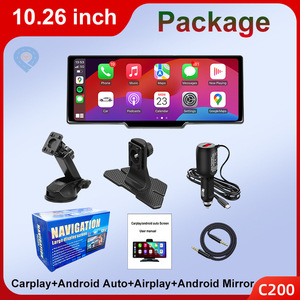 Autoradio universel 10.26 ''4K avant 1080P arrière caméra rotative à 360 ° sans fil Carplay/Android Auto/Mirrorlink pour tableau de bord - Product Image 5