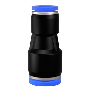 Conector de Tubo Reductor de Tamaño de un Toque HOFUJNG, Conexiones Neumáticas de Empuje PG, Directo de Fábrica, Rojo, Nuevo - Product Image 1