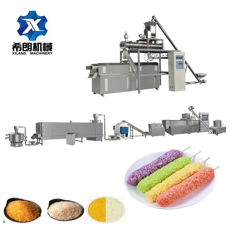 工業用パン粉押出機製造機/パン粉生産ライン揚げ物に使用されるパン粉フレークテープ機