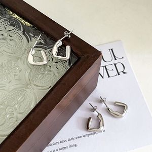 Ruitai S925 Sterling <b>Silver</b> Geometric U-Shaped <b>Stud</b> Earrings For Women Everyday Wear Elegant Fashionable Fine Jewelry - Product Image 3