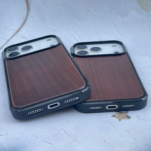 Customizzato accessori per cellulari in legno ad alta resistenza custodia per telefono in bambù per iPhone 17 - Product Image 5