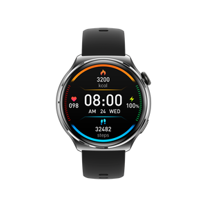 2024 Latest Popular ZW52 Smart Wrist Watch Metal Case IP67 Waterproof Call Step Counting <b>Sleep</b> Calories Tracking Voice Assistant - Product Image 3