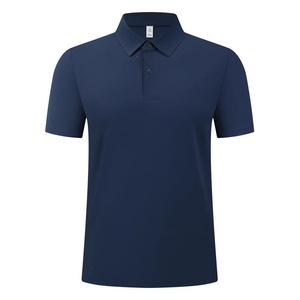 เสื้อโปโลแขนสั้นต้านเชื้อแบคทีเรียไร้รอยต่อ ยูนิเซ็กส์ ชุดทำงานฤดูร้อน สีฟ้า สีขาว สีดำ สีกรมท่า สีแดง สีเบจอ่อน สีเทา - Product Image 3